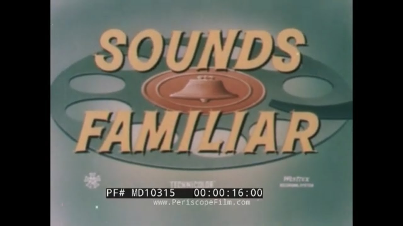 " SOUNDS FAMILIAR " 1960s BELL TELEPHONE PROMO w/ RED BARBER, ARLENE FRANCIS, EDGAR BERGEN  MD10315