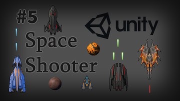 Unity Space Shooter For Mobile, PC & WebGl Tutorial #5 - Creating Enemy Spawner & Health Bar