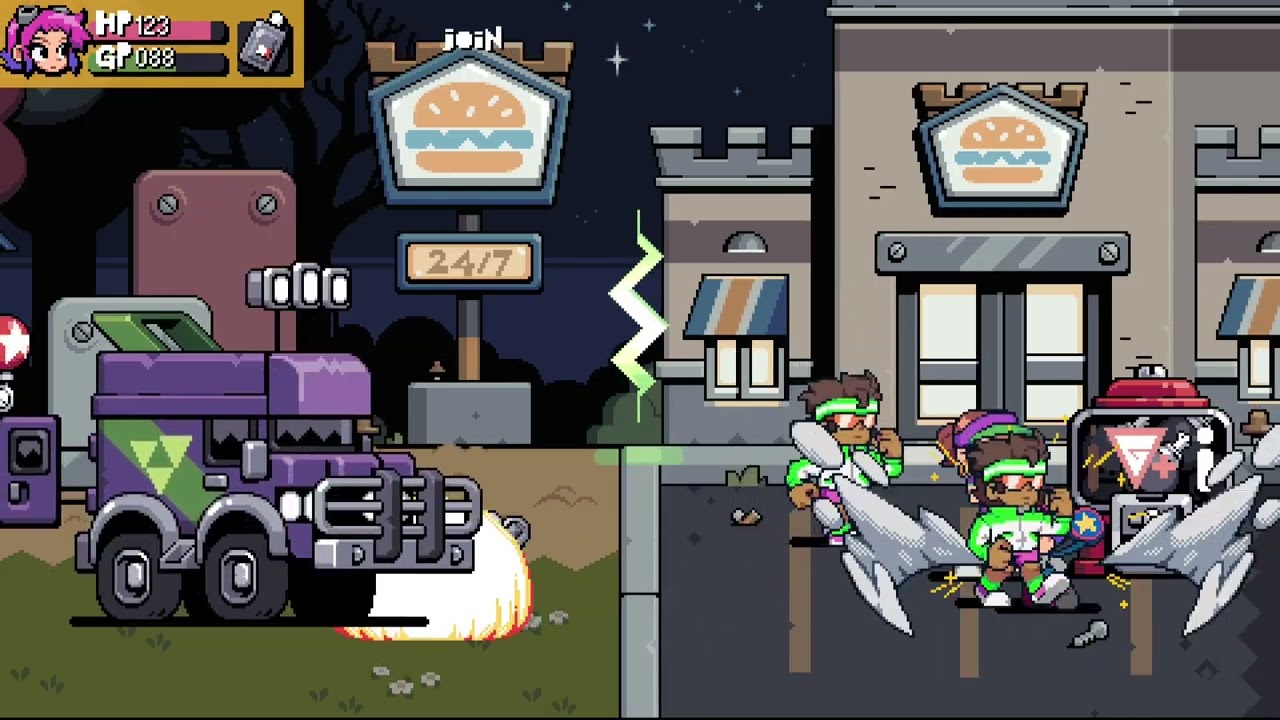 Scott Pilgrim EX Demo Gameplay