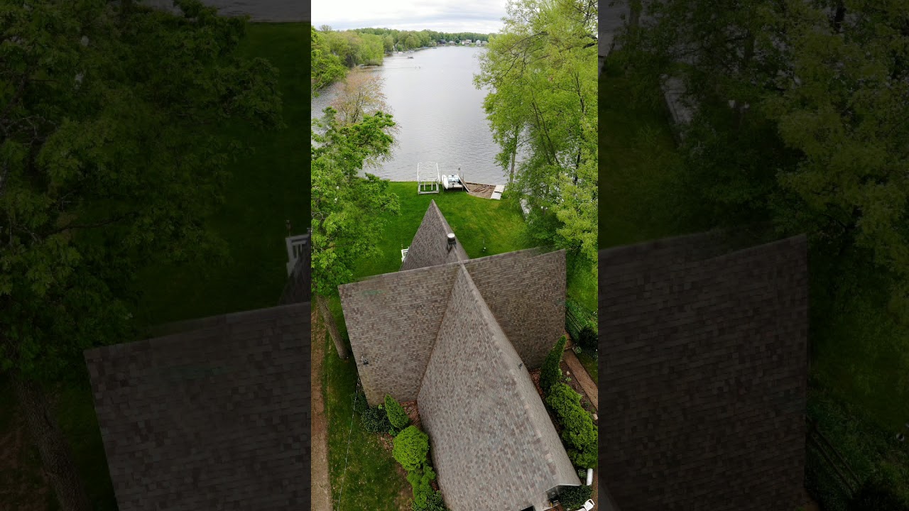 Wall Lake Delton MI shaws drone