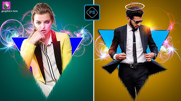 Photoshop Triangle 3D Pop Up Effect With Smudge Tool  🔥🔥 | Photoshop Tutorial | 3D Photo Effect