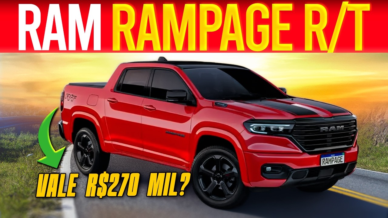 MUDOU PARA MELHOR? 🤔 Testamos a RAM Rampage R/T 2026 e os novos pneus ...