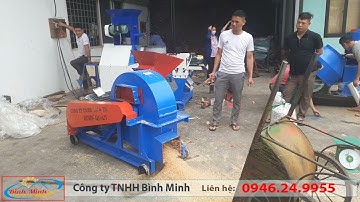 Máy  băm gỗ thịt, ván bóc thành dăm / Máy băm gỗ giá rẻ , hàng chính hãng