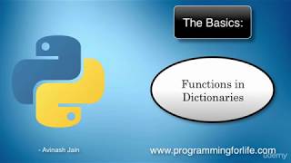 (Introduction To Python Programming) 27-Functions In Dictionaries