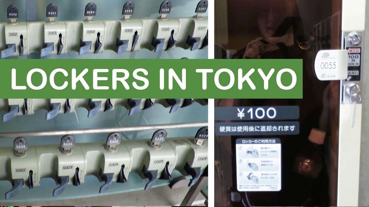 Umbrella Lockers & Free Lockers in Tokyo TOKYO JAPAN VLOGS YouTube
