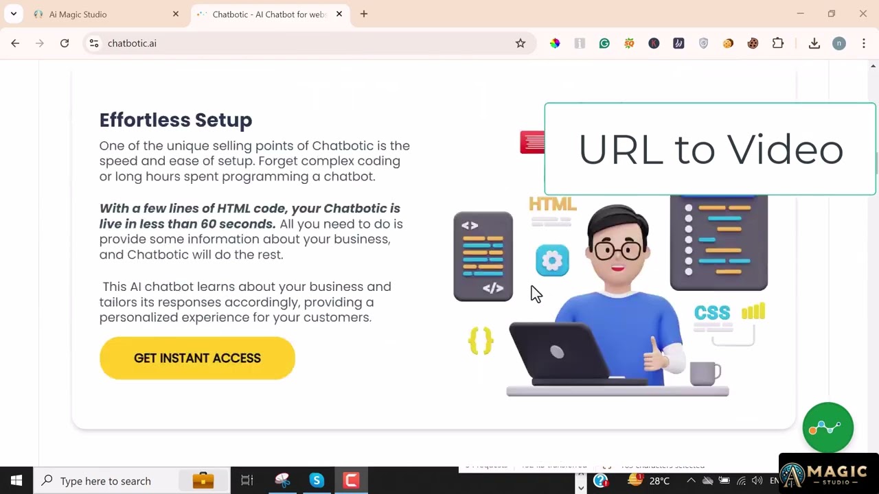 AI Magic Studio Review | Turn any URL/Keyword into a Stunning Video