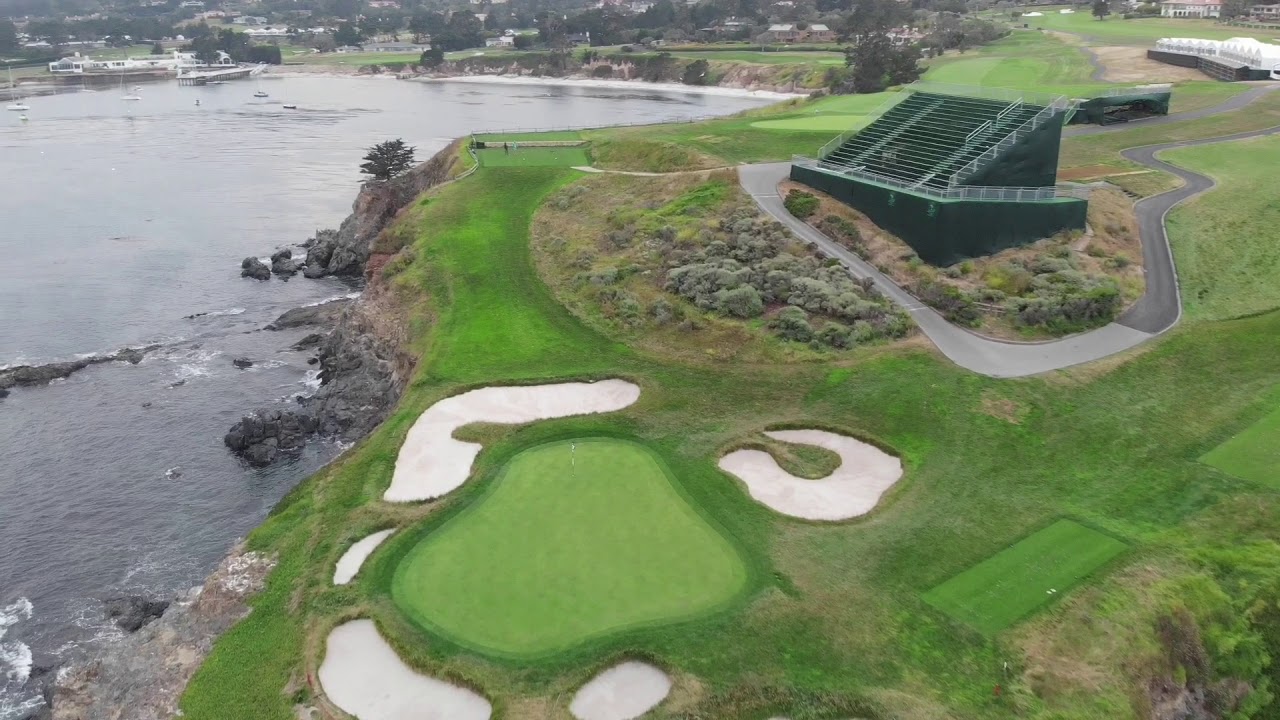 Pebble Beach Drone Flyover - YouTube