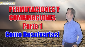 Como  hacer permutaciones y combinaciones parte 1, ejemplos