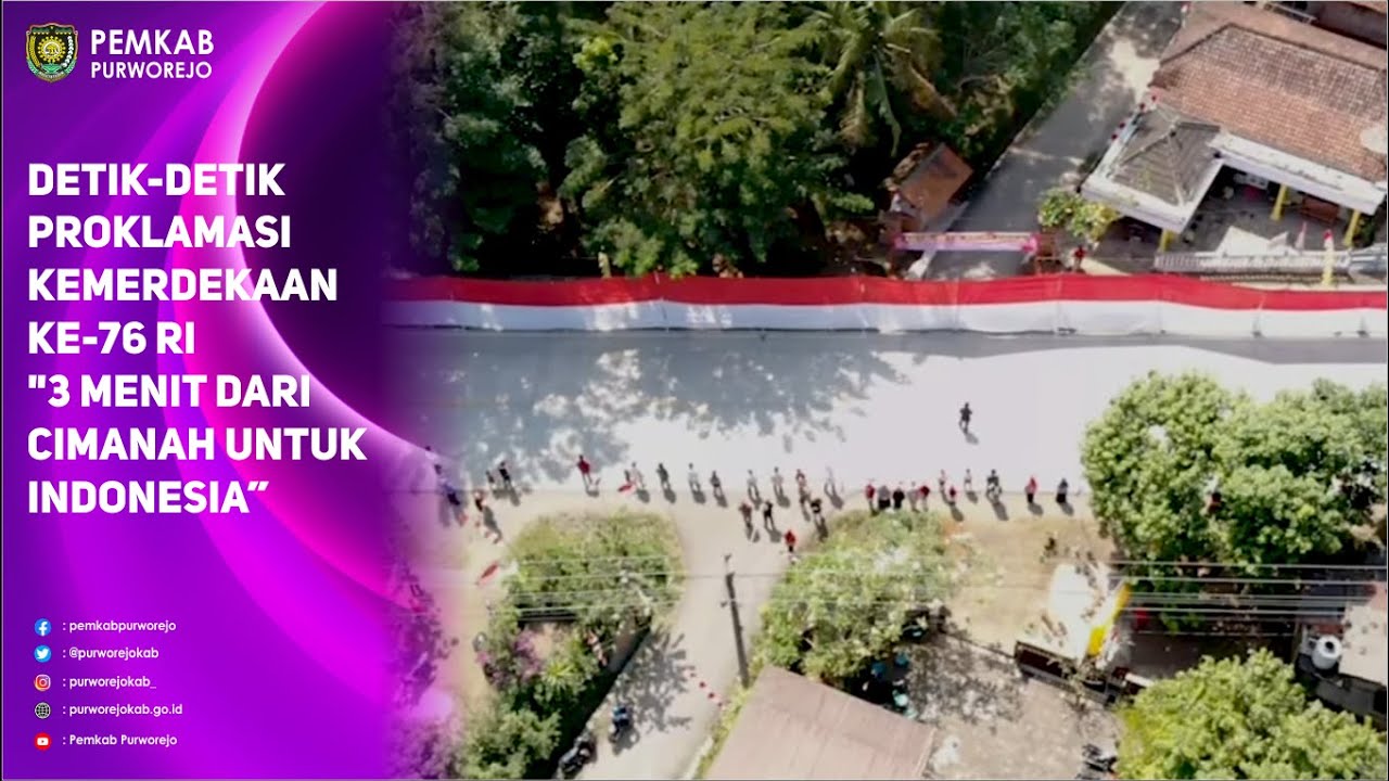 Detik-Detik Proklamasi Kemerdekaan ke-76 RI 