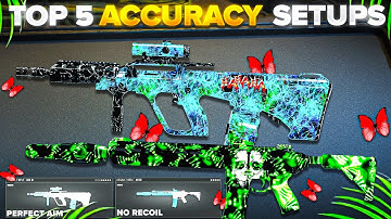 NEW TOP 5 *NO RECOIL* META LOADOUTS in WARZONE 🏆 (New Update)