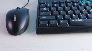Rapoo NX1710  Optical Mouse & Keyboard Combo