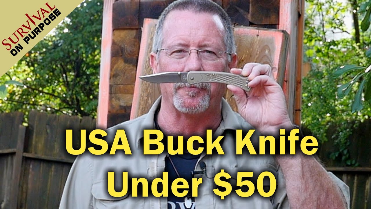 Best USA Made Knife Under 50? Buck 110 Slim Select Sharp Saturday