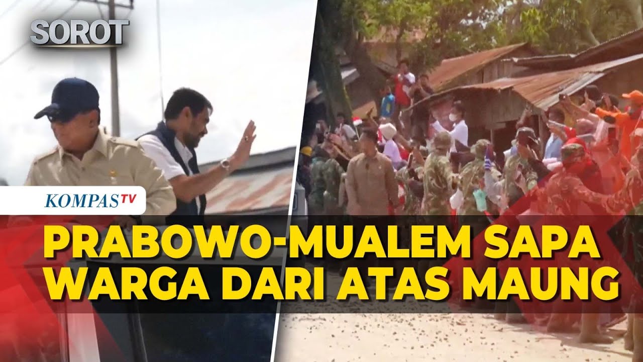 Momen Presiden Prabowo & Gubernur Mualem Sapa Warga dari Atas Mobil Maung