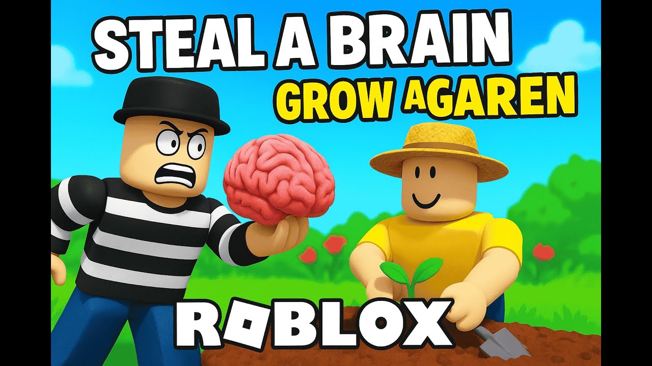 Playing Steel A Brain Rot And Grow A Garden Giving Free BrainRots ...