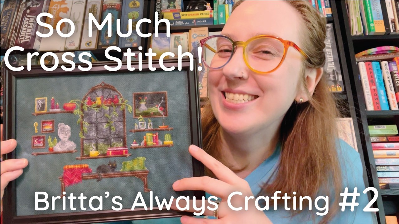 Britta's Always Crafting Flosstube #2 - Finishes and MORE Crafts!