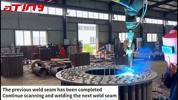 The ATINY Laser Seam Tracking System is adapted to FANUC robots for automatic welding of tube sheets