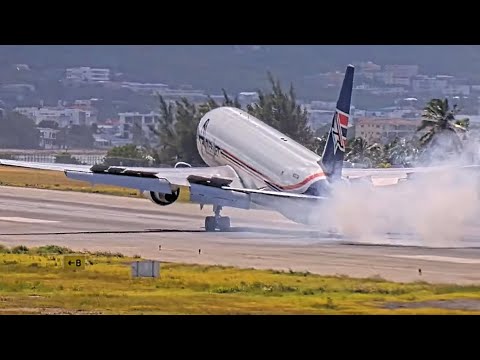 8 Landings that made us sweat! 😨✈️ Maho Beach