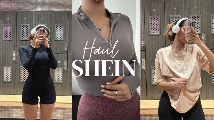 Ropa deportiva de shein 🤔 #shorts #shein #sheinhaul #gym #haul