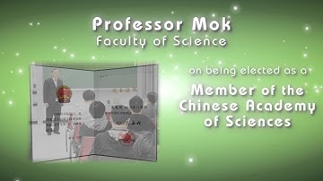 Congratulations to Professor Mok