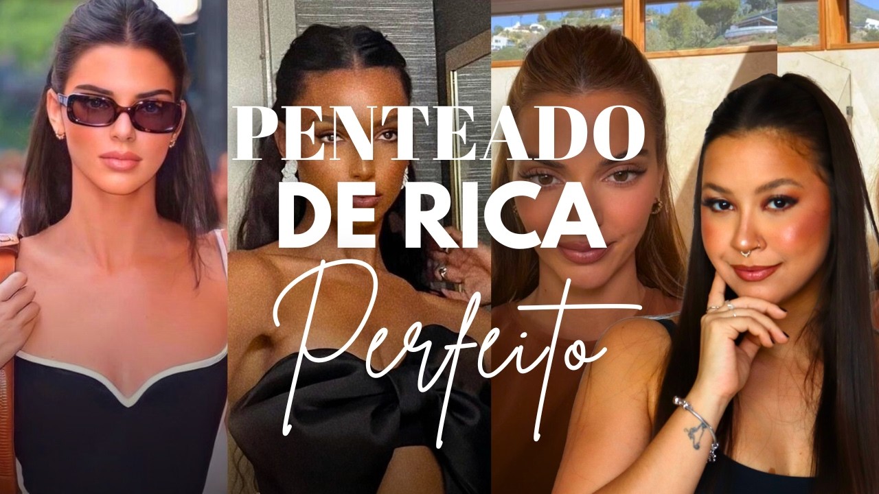 CABELO DE RICA |*FÁCIL DE FAZER*| PENTEADO ELEGANTE MEIO SOLTO - YouTube