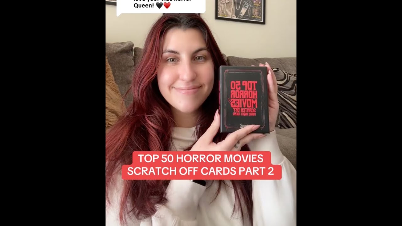 Top 50 Horror Movies Scratch Off Cards Part 2