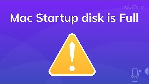 Podcast: Mac Startup Disk is Full? Guide on how to fix it.