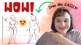 Draw plus size characters like a pro: EASY art tutorial!