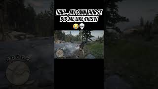 ARTHUR THOUGHT HE HAD LOYALTY... HIS HORSE DISAGREED 💀 #rdr2 #shorts #funny