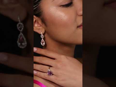 Ombré pink sapphire