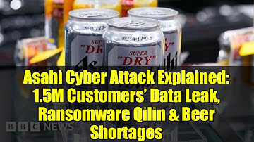 Asahi Cyber Attack Explained: 1.5M Customers’ Data Leak, Ransomware Qilin & Beer Shortages