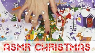 ASMR Christmas advent calendar show & tell (🎧 soft spoken, packaging sounds, soft tapping, tracing) screenshot 1