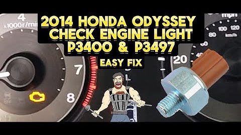 2014 HONDA ODYSSEY _ PILOT _ CROSSTOUR _ ACCORD P3400 & OR P3497 SOLVED ( VPS STUCK OFF )