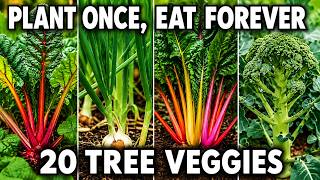 20 Vegetables You Plant ONCE and Harvest for YEARS