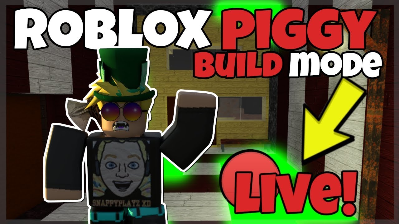 Playing Your Piggy Maps Live Build Mode Roblox Livestream Youtube - tad the merchant roblox piggy