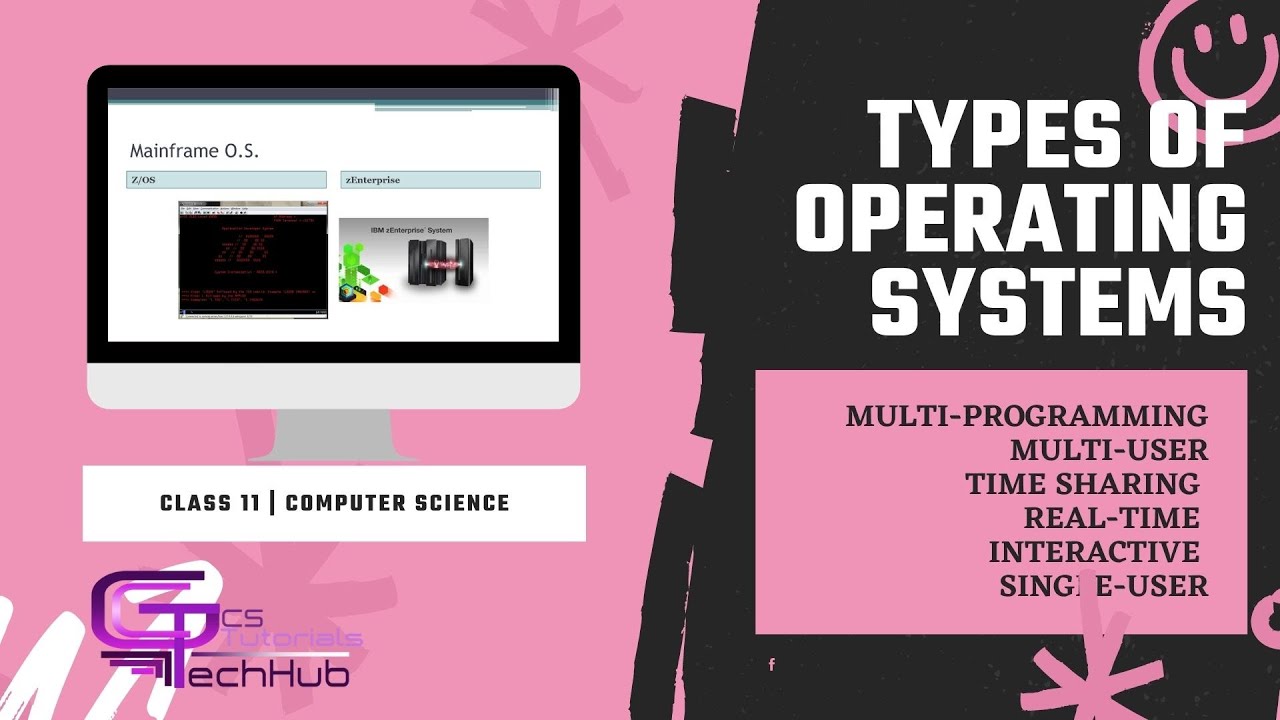 CLASS 11 | TYPES OF OPERATING SYSTEMS | CS - YouTube