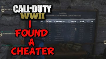 I FOUND A CHEATER IN COD WW2