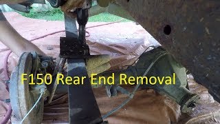 Copart 2003 F150 Rear End Removal