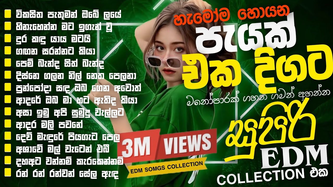 එක දිගට පැයක් අහන්න මේ දවස්වල හැමෝම හොයන ජනප්‍රිය EDM COVER සිංදු එකතුව PART 2 | 2026 