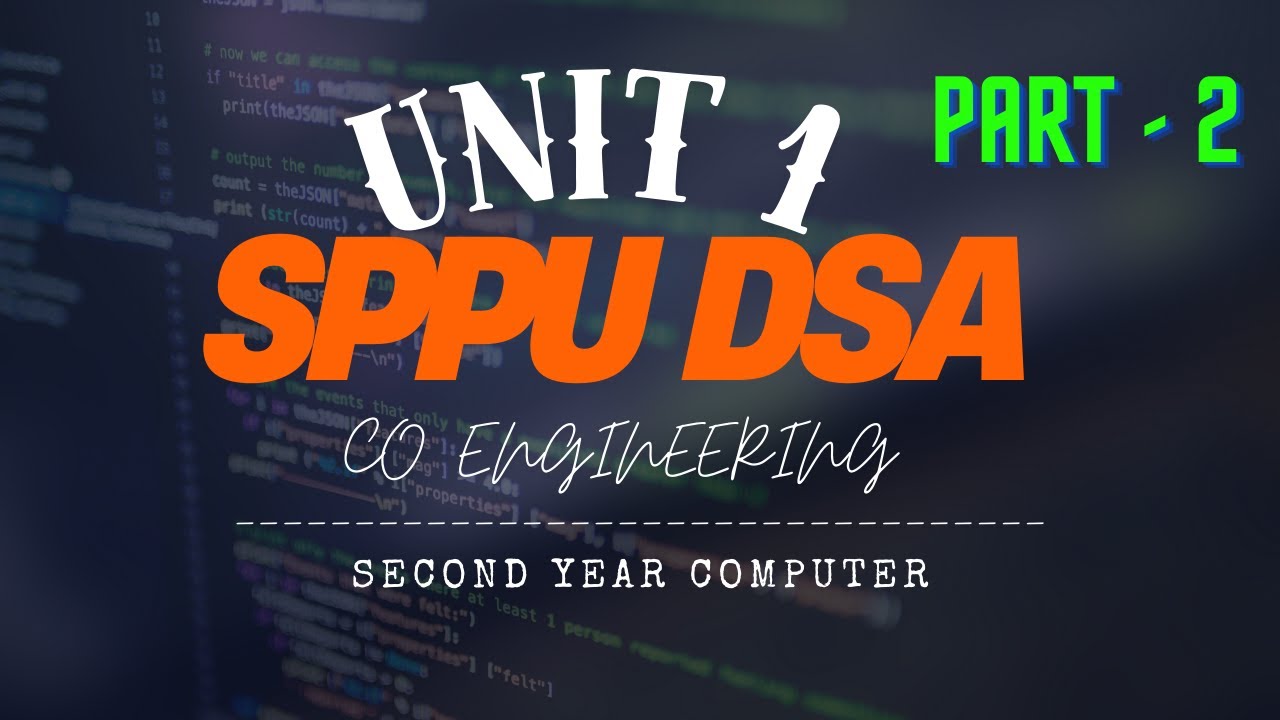 UNIT 1 DSA SE | PART 2 | Hashing | WITH NOTES | SPPU | CO Engineering ...