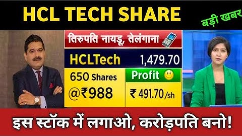 hcl tech share latest news 🔴 hcl tech share today update, market trends, and fundamental analysis