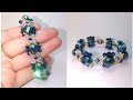 Şık kristal bileklik yapımı/Стильный браслет из кристалей/Elegant crystal bracelet/brazelete