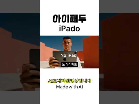호날두 아이패두 광고 #ai패러디 #유머 #aivideo #ai #ronaldo #ipad #ipadparody #한반두 thumbnail