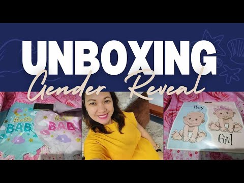 Unboxing Satisfying Cute Items for Gender/Sex Reveal #unboxing #genderreveal #balloon #confetti #joy
