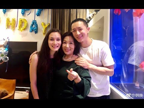 2019-02-10 韓庚35歲生日PO媽媽與盧靖姍同框照 網友急催結婚生子
