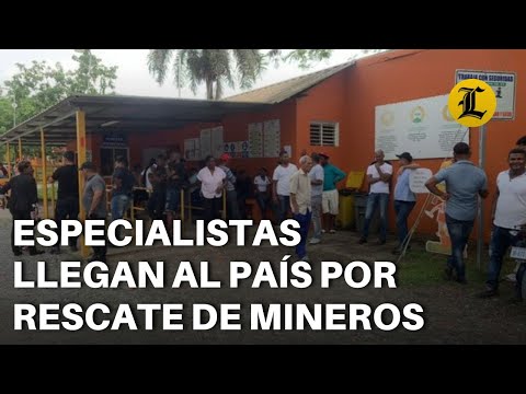 Especialistas canadienses llegaron al país para trabajar en el rescate de mineros