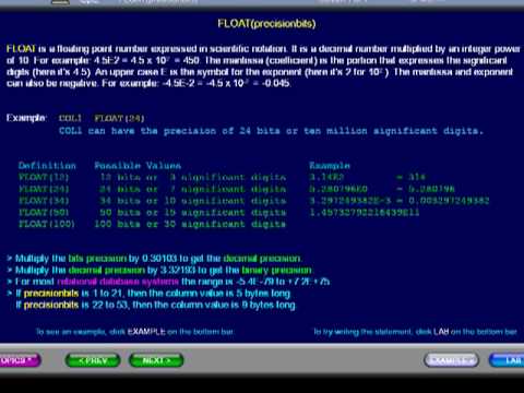 SQL 045 Data Types, Approximate Numeric, FLOAT - YouTube