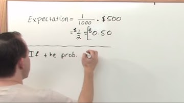 Lesson 7 - Mathematical Expectation (Probability Tutor)
