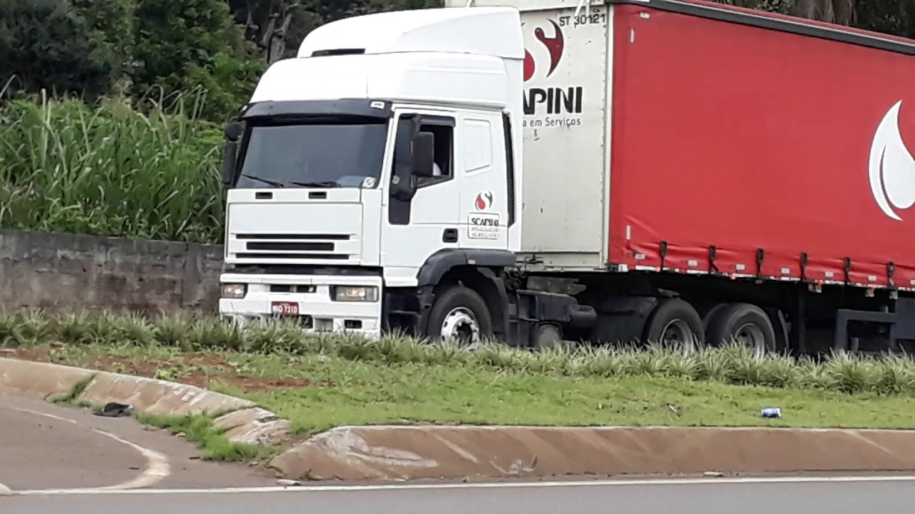 IVECO EUROTECH BRANCO CARRETA RANDON SIDER 6 EIXOS SCAPINI