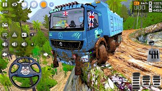 12 Wheel Truck Driving In Extreme Mud Offroad 😱 | Bus Simulator Indonesia Game 🎮 | Bussid Mods  screenshot 2