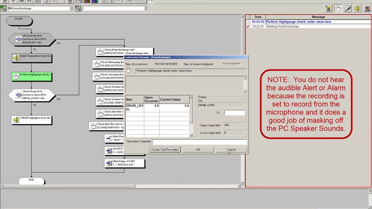 Yokogawa MPA Exapilot Drum Discharge Demo - YouTube